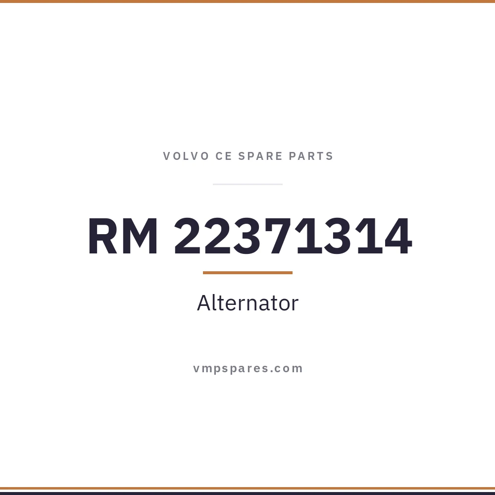 RM 22371314 – Alternator