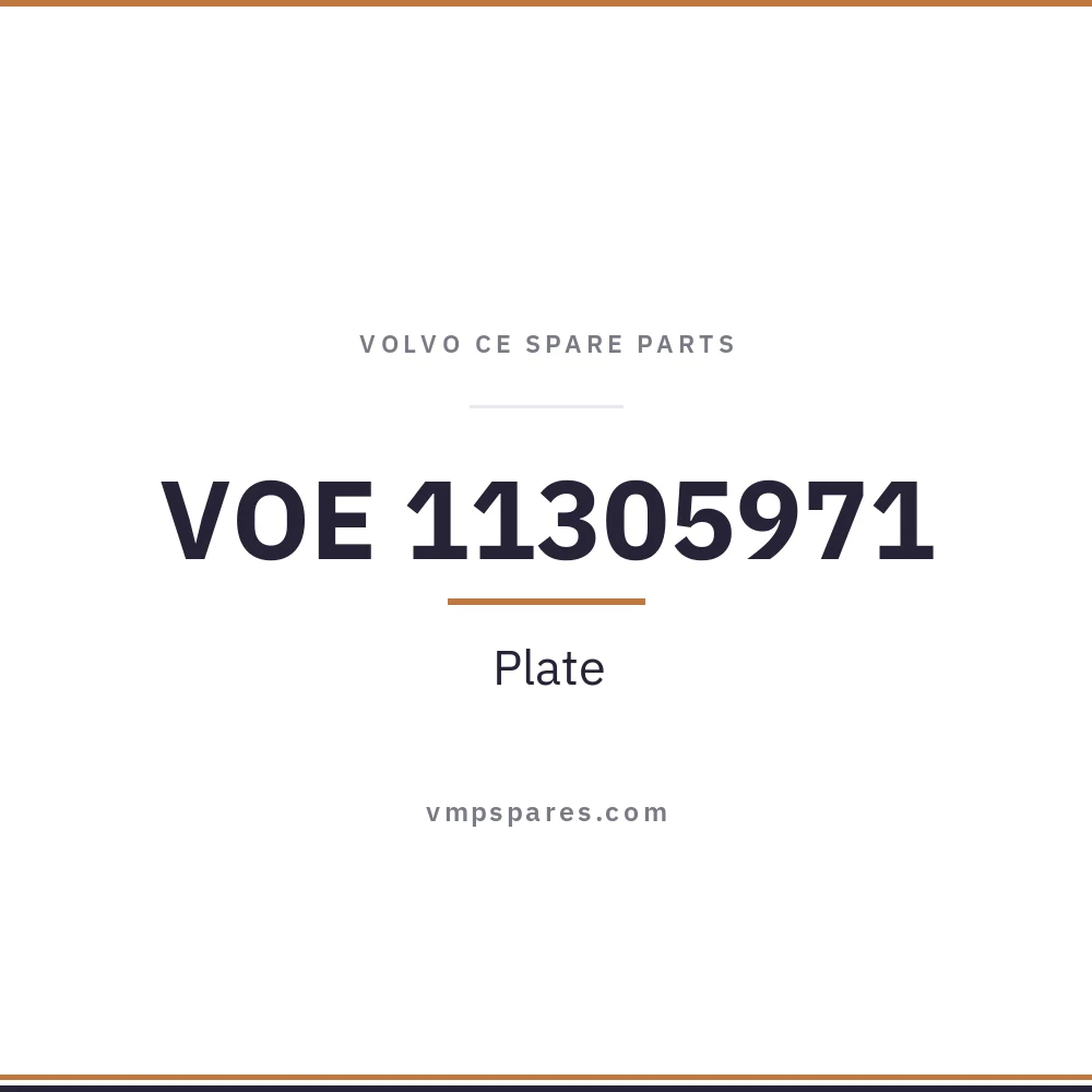 VOE 11305971 – Plate