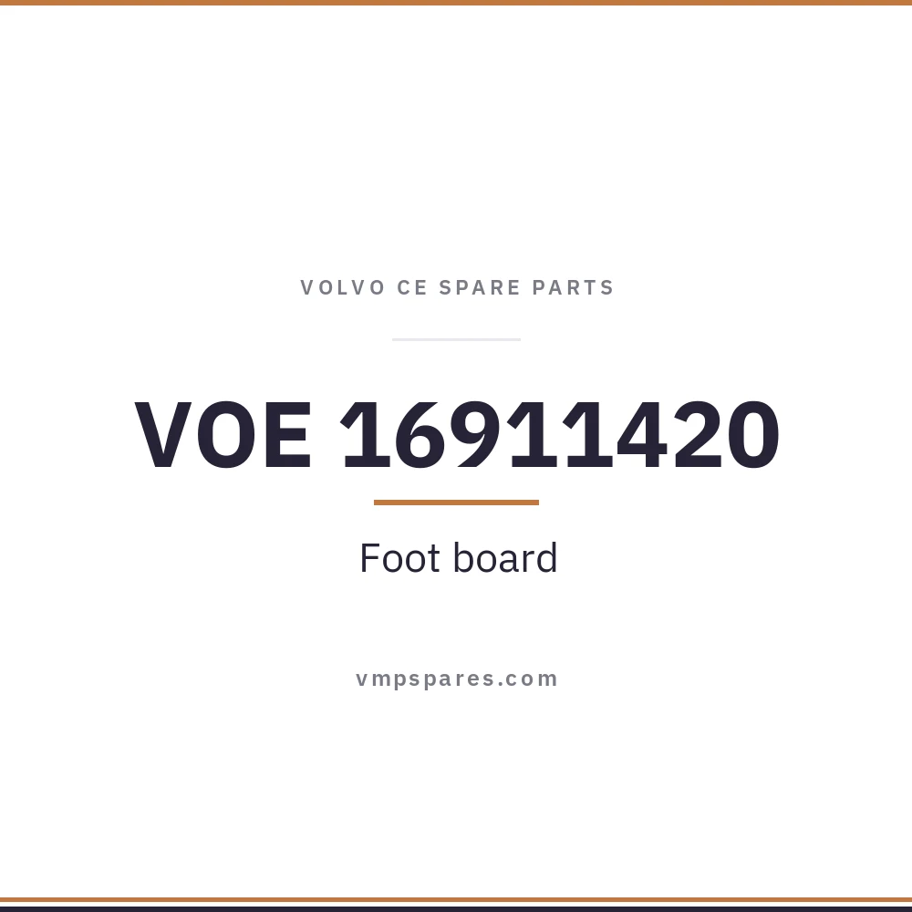 VOE 16911420 – Foot board