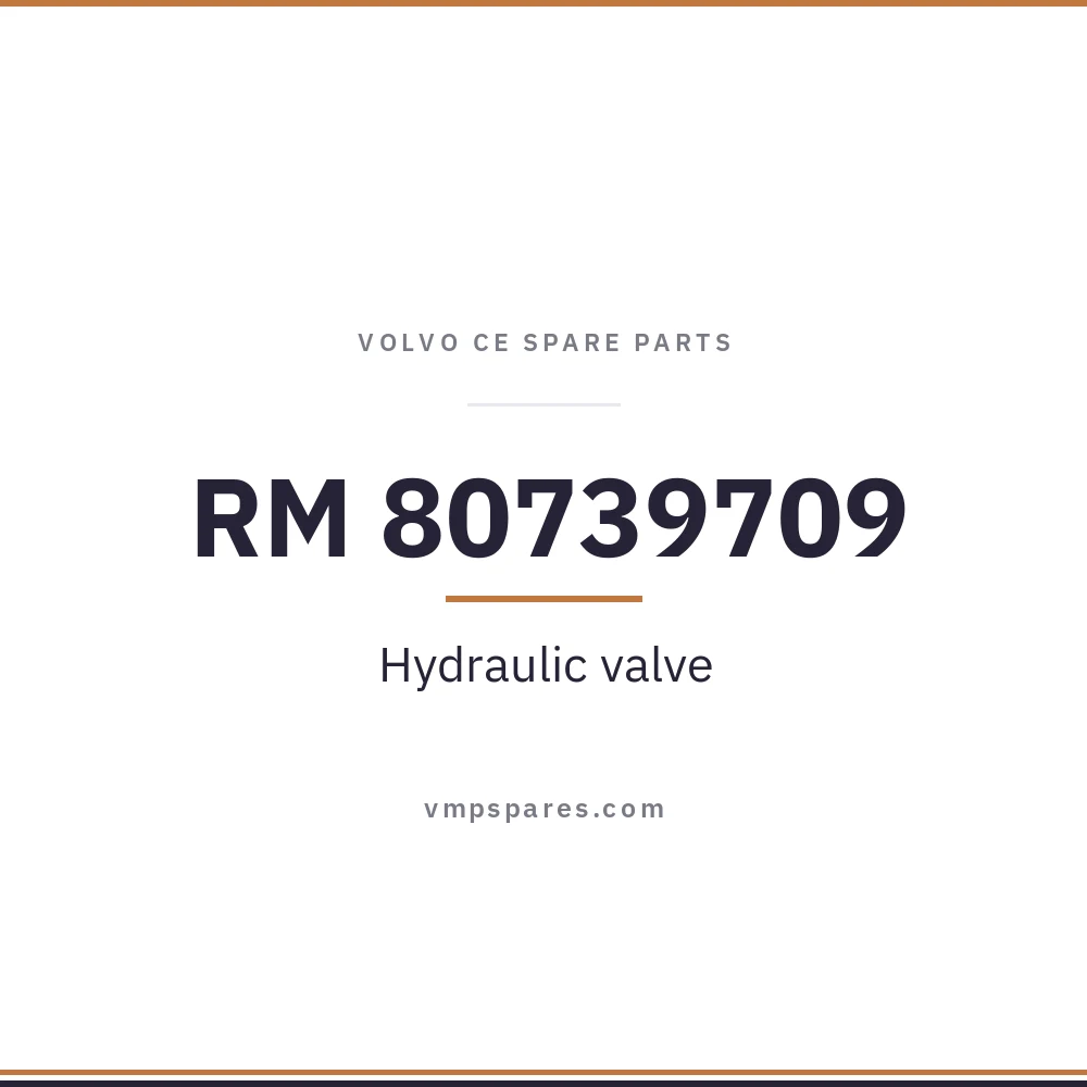 RM 80739709 – Hydraulic valve
