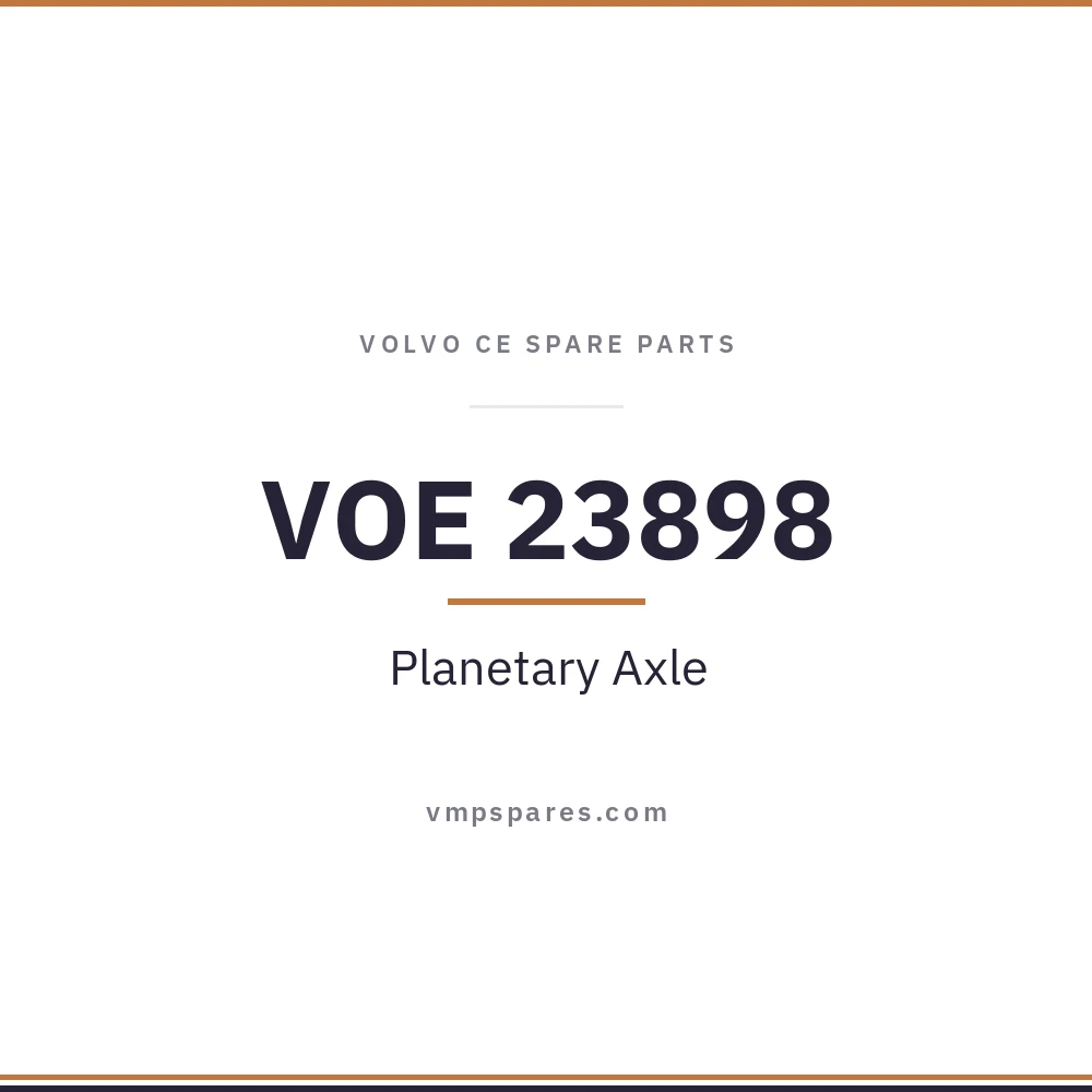 VOE 23898 – Planetary Axle