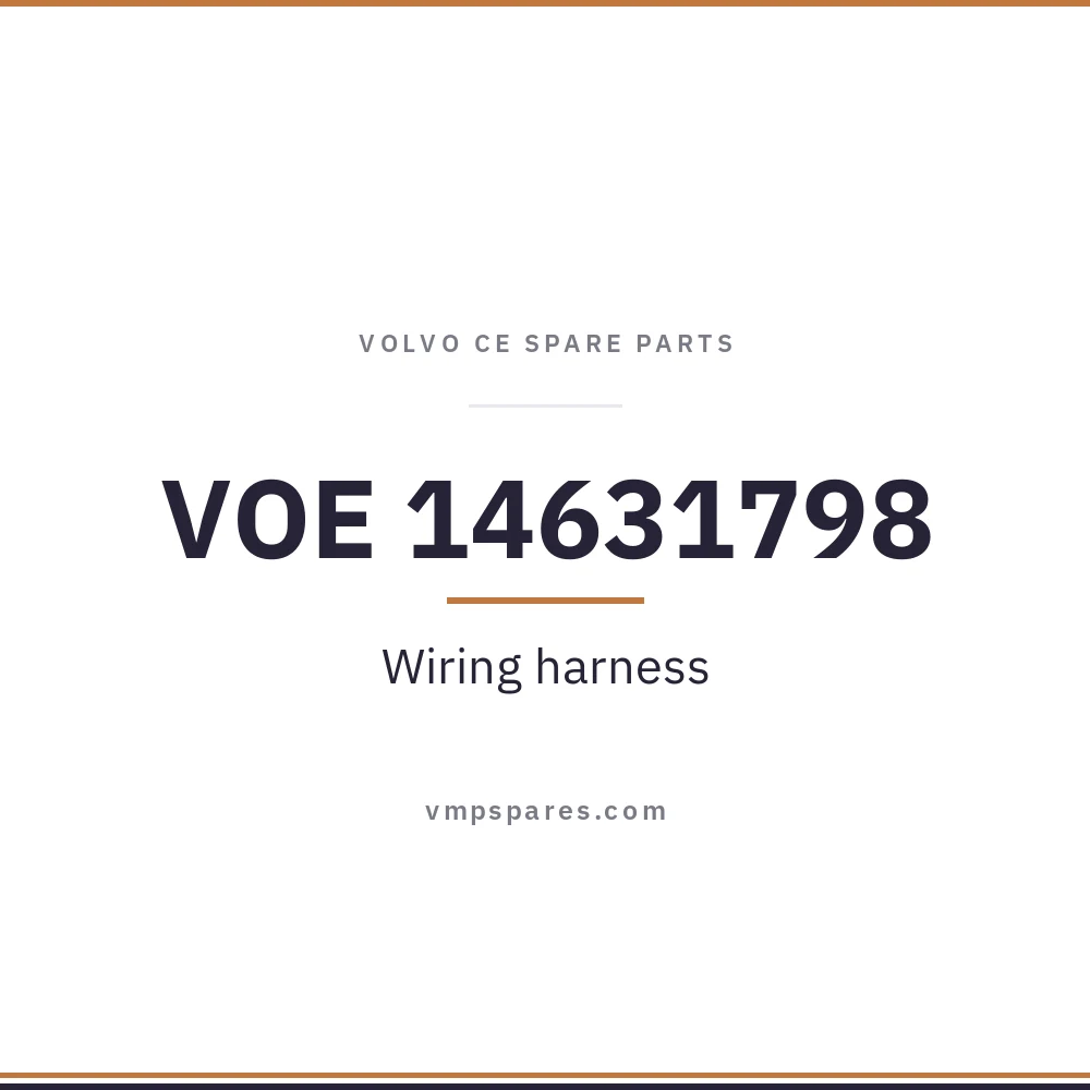 VOE 14631798 – Wiring harness