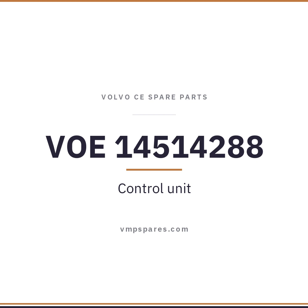 VOE 14514288 – Control unit