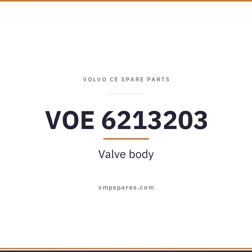 VOE 6213203 – Valve body