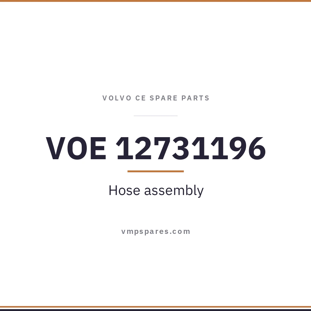 VOE 12731196 – Hose assembly