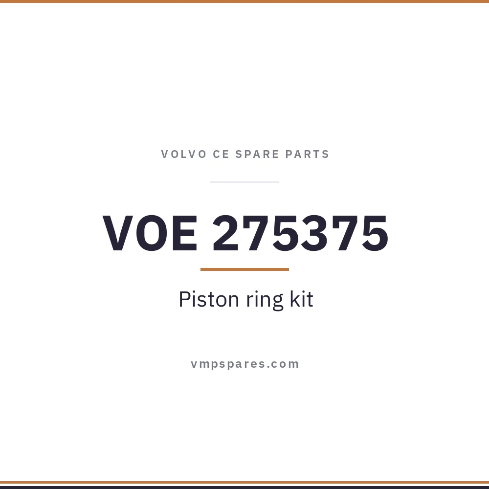 VOE 275375 – Piston ring kit