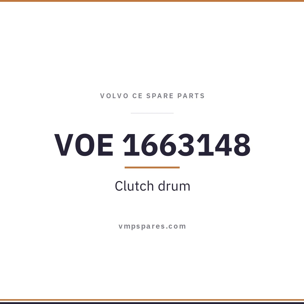 VOE 1663148 – Clutch drum