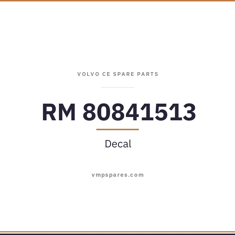 RM 80841513 – Decal