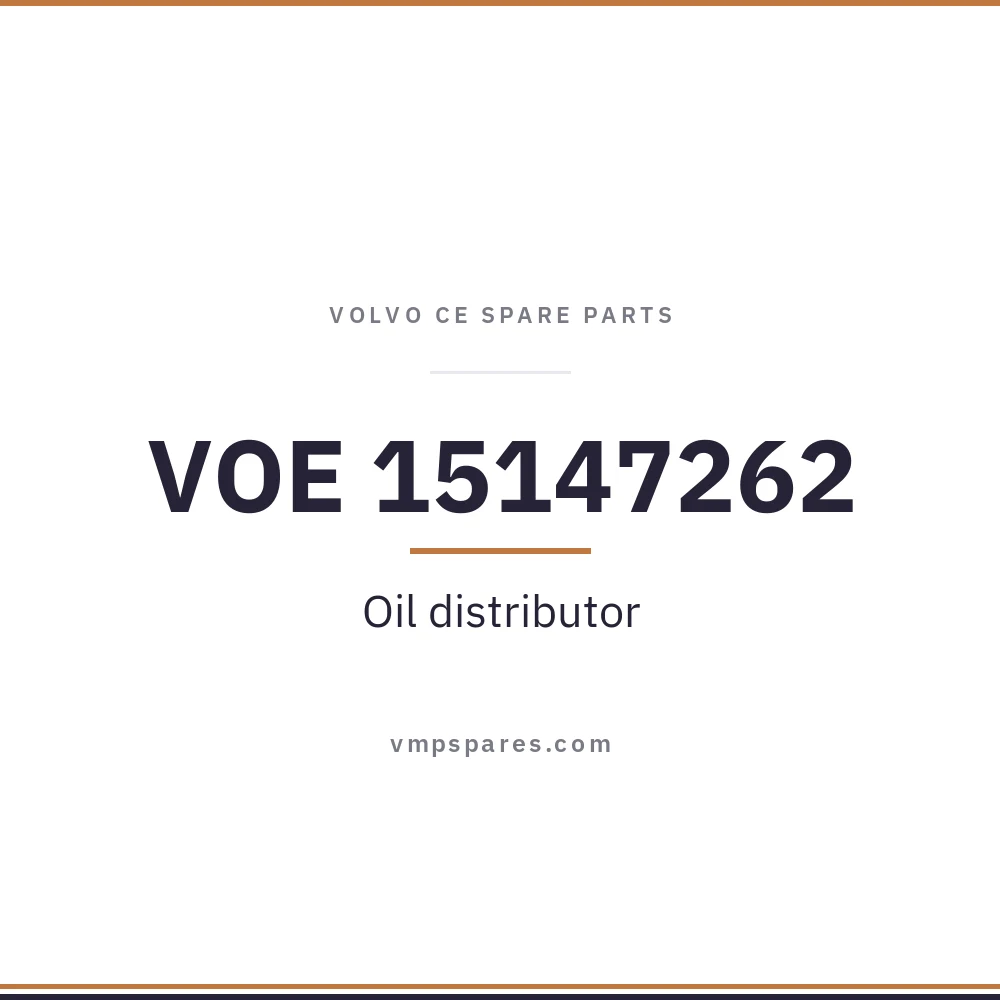 VOE 15147262 – Oil distributor