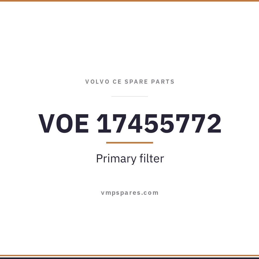 VOE 17455772 – Primary filter