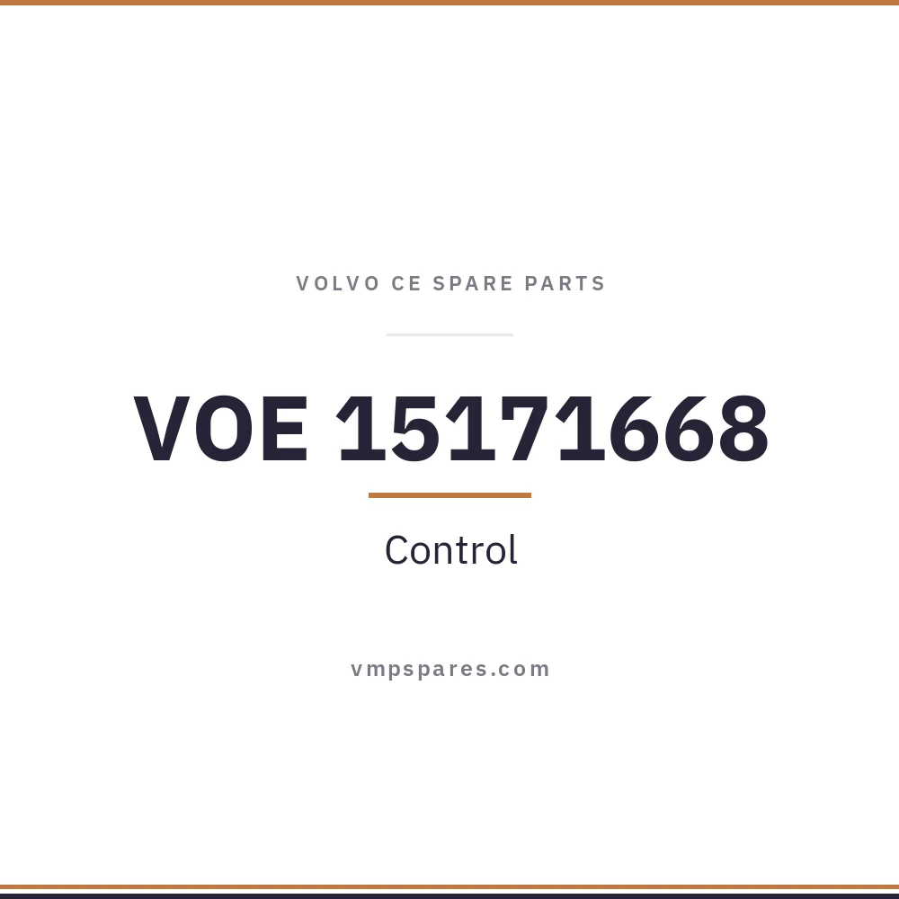 VOE 15171668 – Control