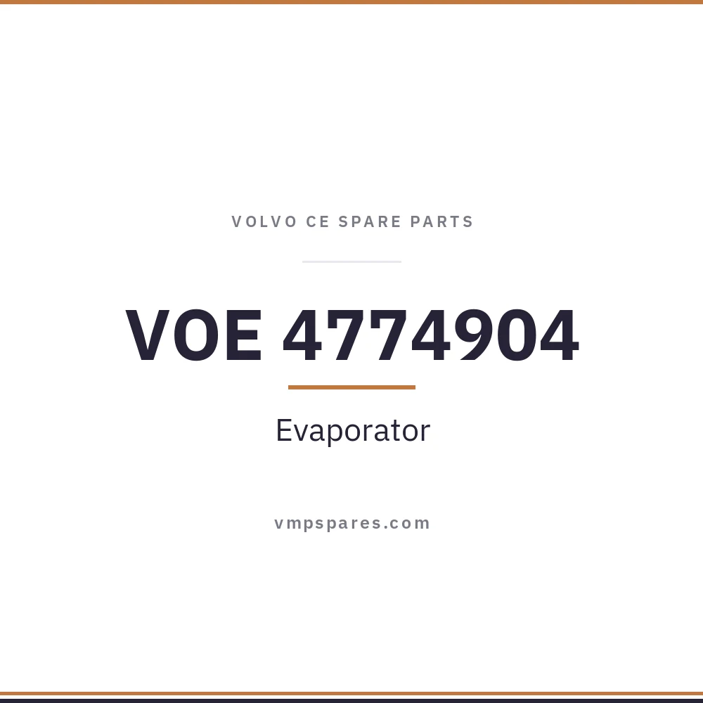VOE 4774904 – Evaporator