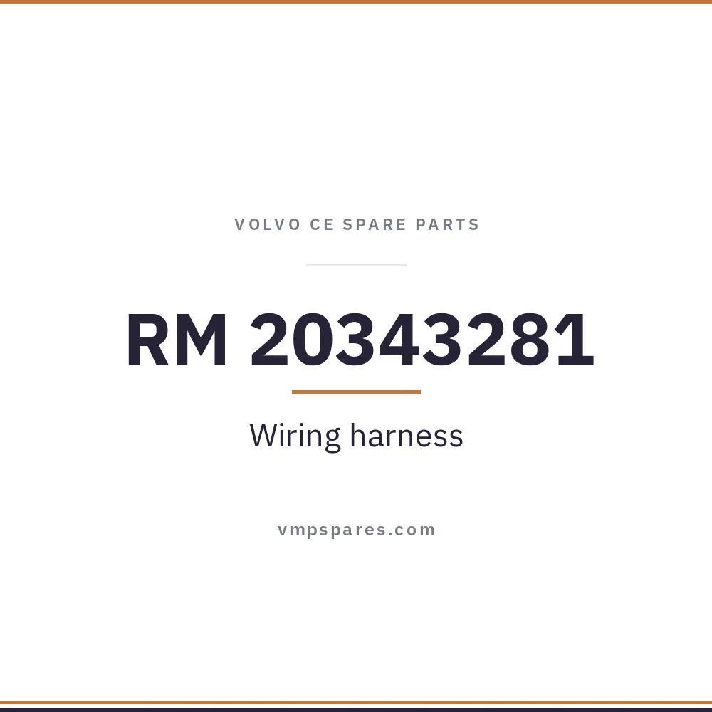 RM 20343281 – Wiring harness