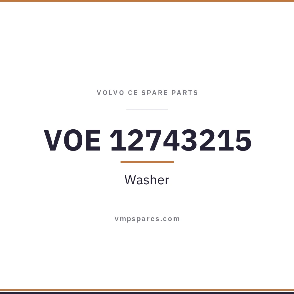 VOE 12743215 – Washer