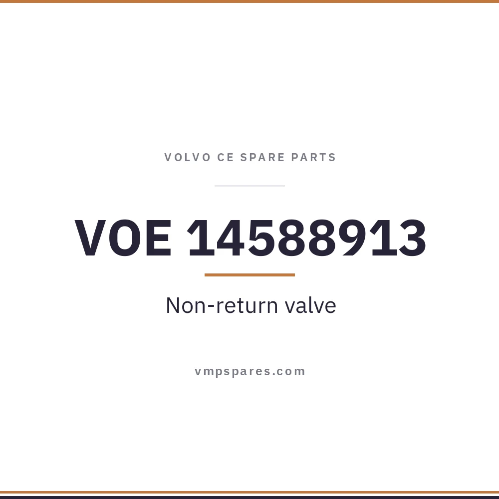 VOE 14588913 – Non-return valve
