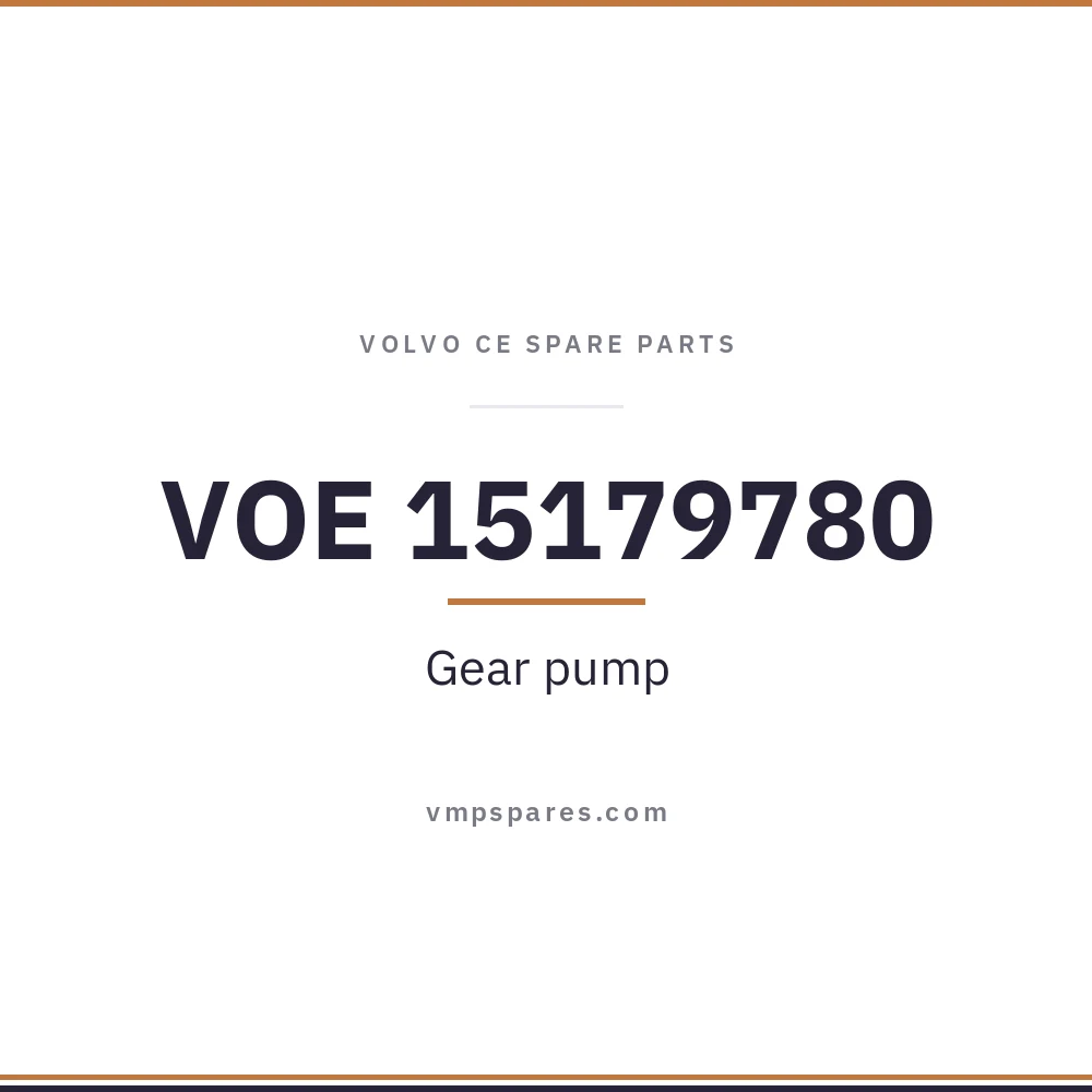 VOE 15179780 – Gear pump