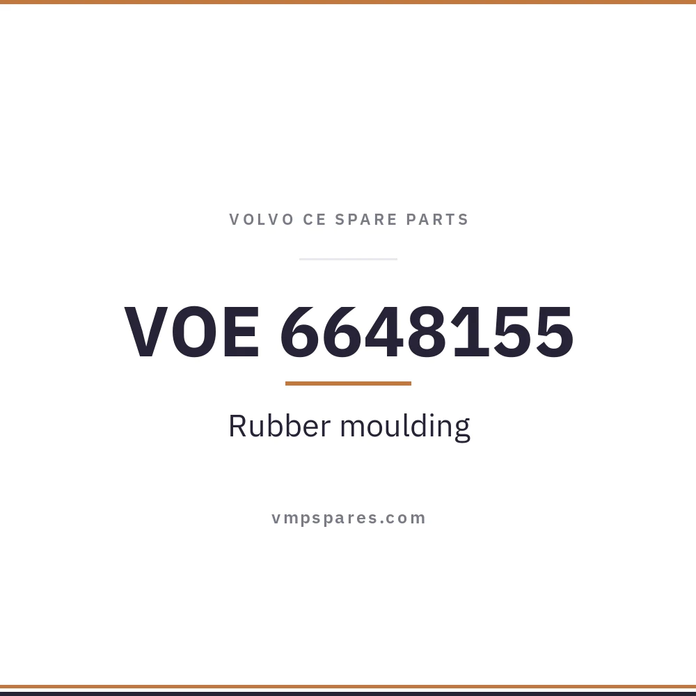 VOE 6648155 – Rubber moulding