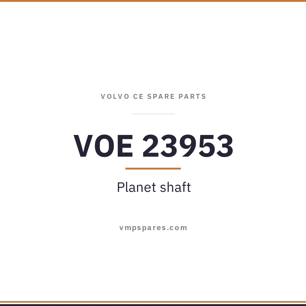 VOE 23953 – Planet shaft