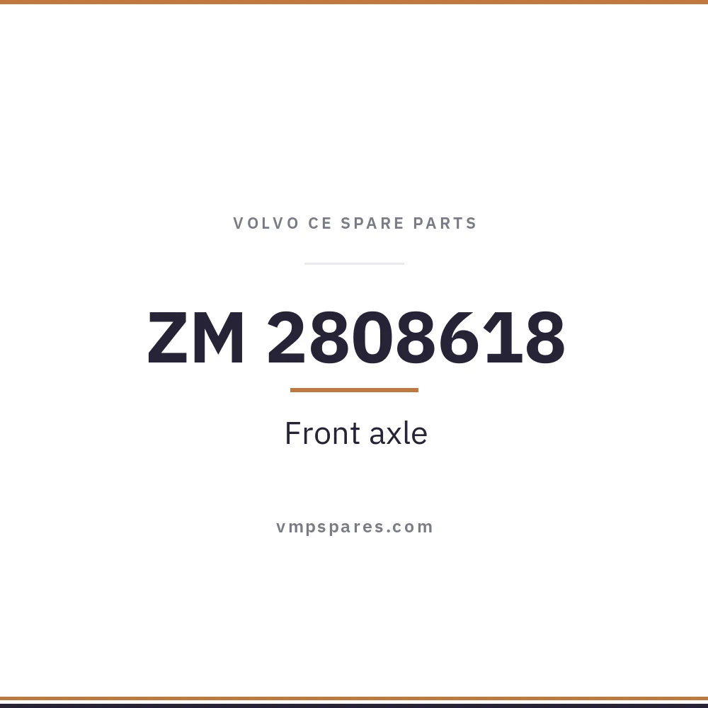 ZM 2808618 – Front axle