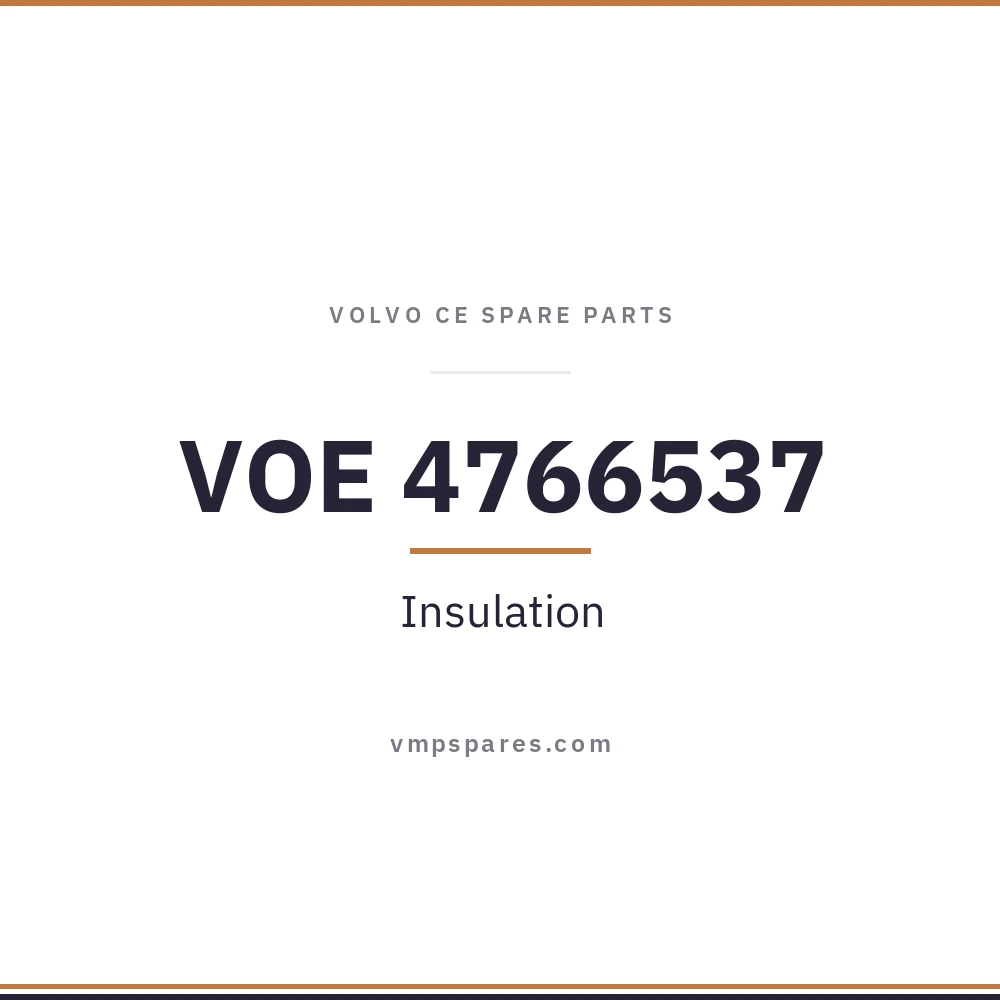 VOE 4766537 – Insulation