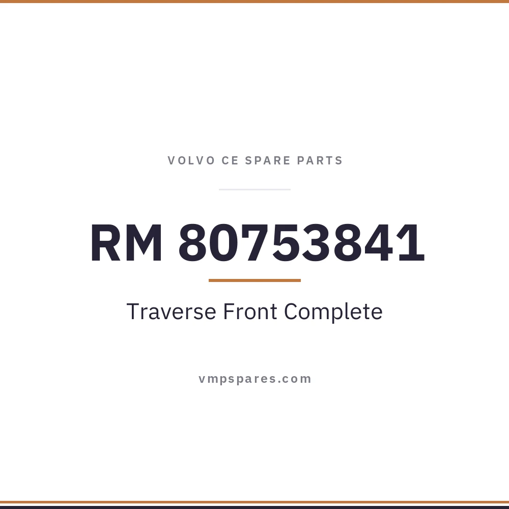 RM 80753841 – Traverse Front Complete