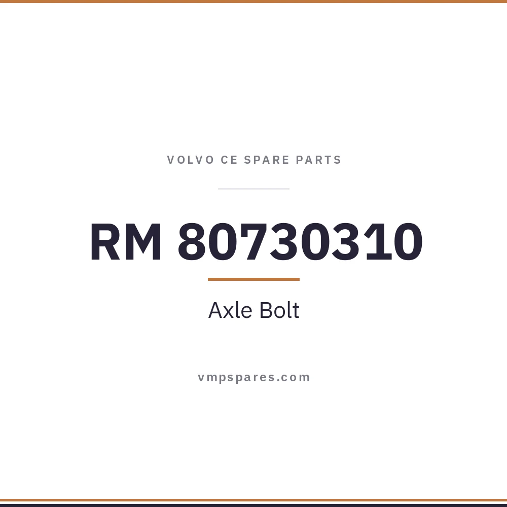 RM 80730310 – Axle Bolt