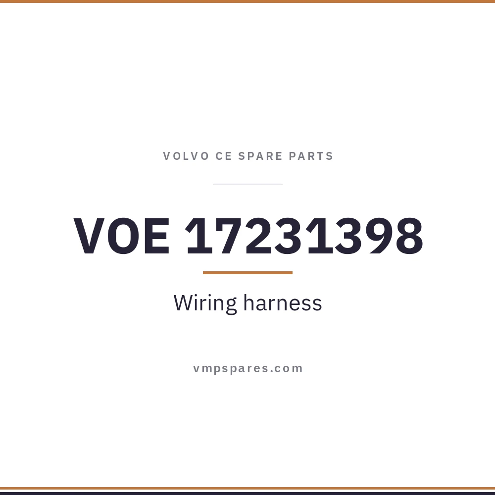 VOE 17231398 – Wiring harness