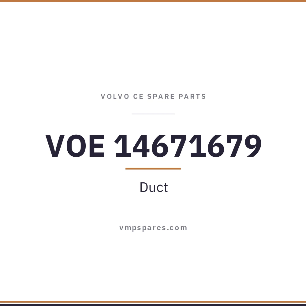 VOE 14671679 – Duct