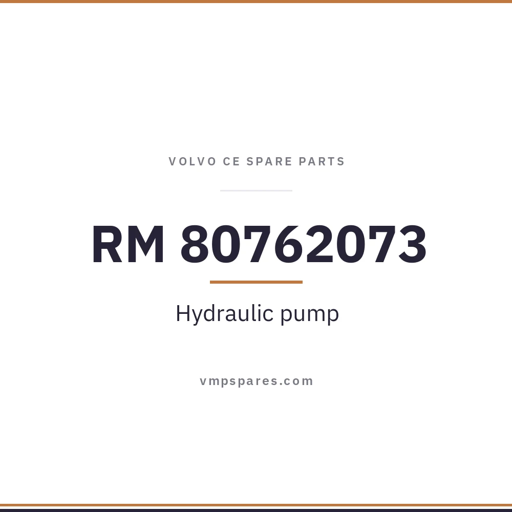 RM 80762073 – Hydraulic pump