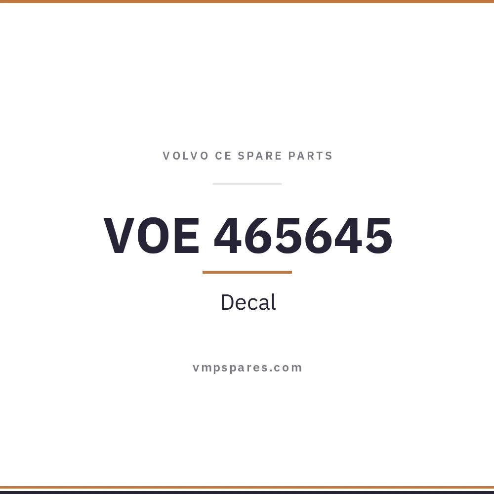 VOE 465645 – Decal