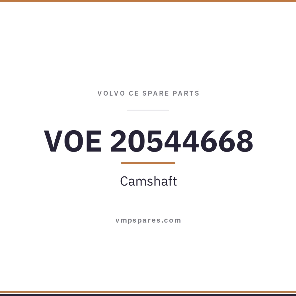 VOE 20544668 – Camshaft
