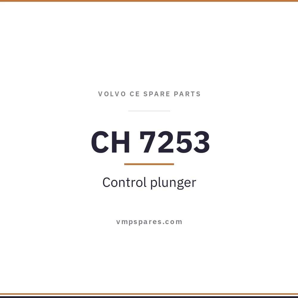 CH 7253 – Control plunger