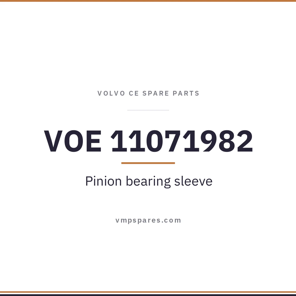 VOE 11071982 – Pinion bearing sleeve