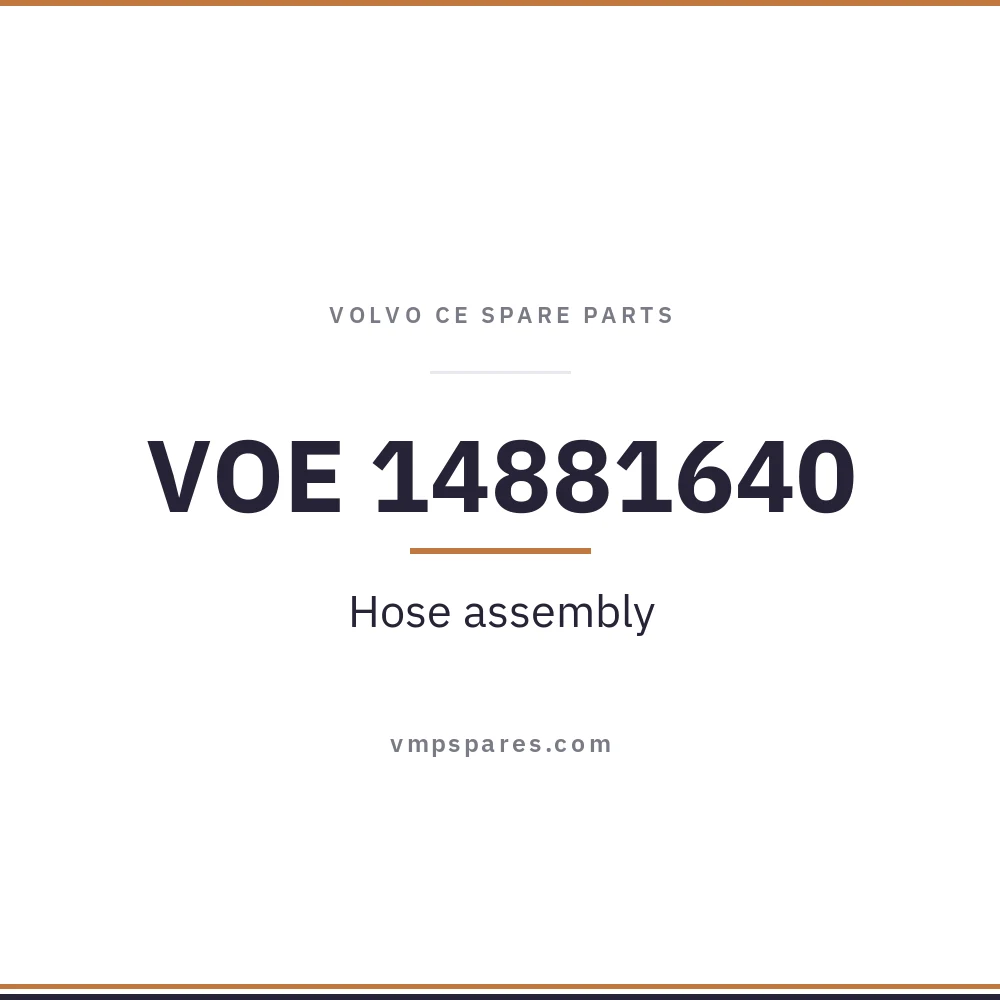 VOE 14881640 – Hose assembly