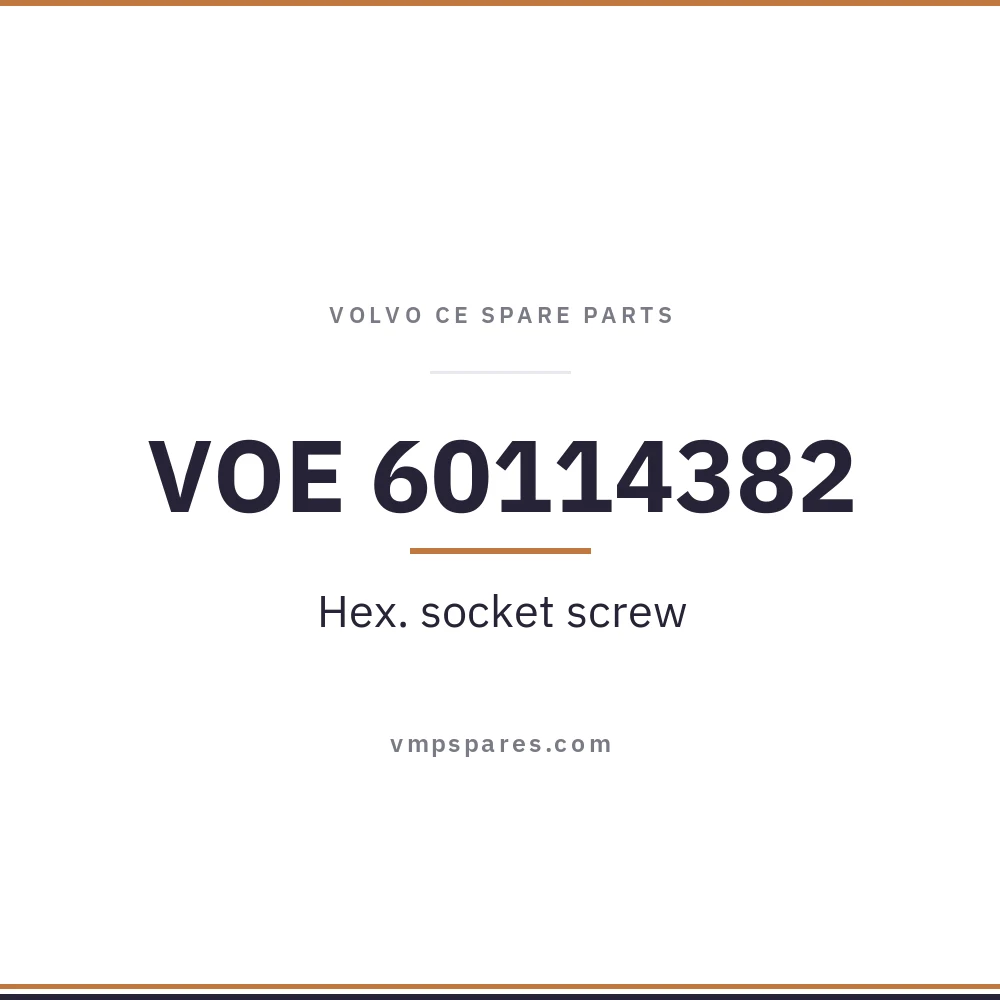 VOE 60114382 – Hex. socket screw