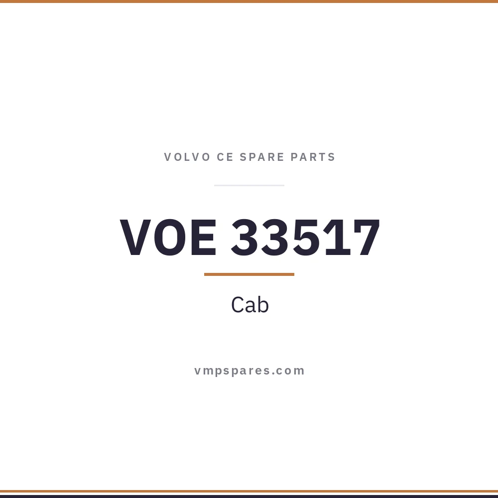VOE 33517 – Cab