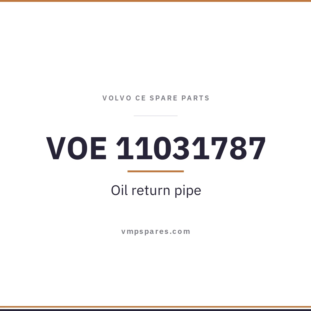 VOE 11031787 – Oil return pipe