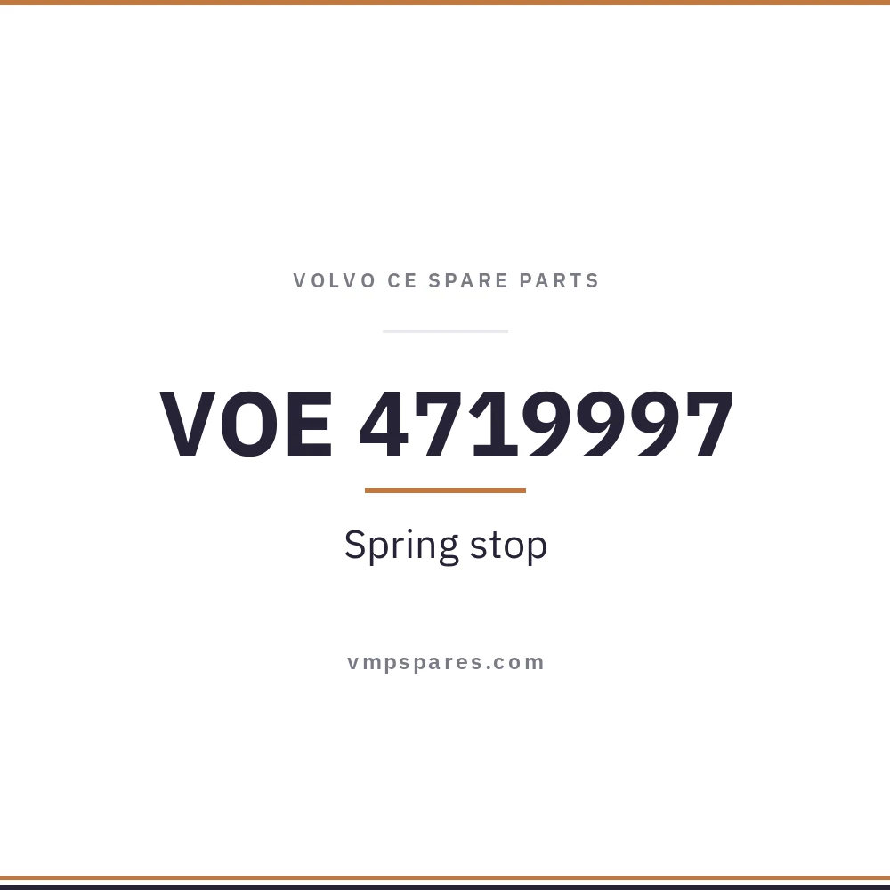 VOE 4719997 – Spring stop