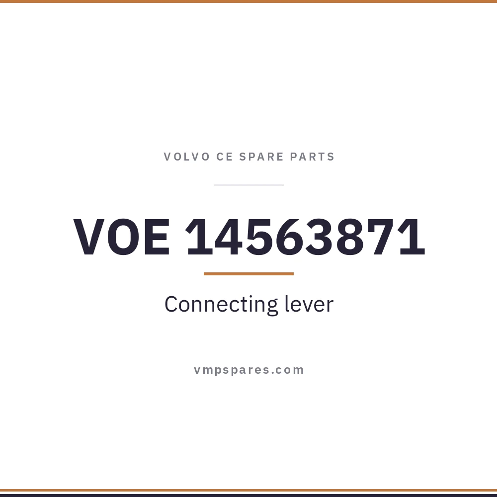 VOE 14563871 – Connecting lever