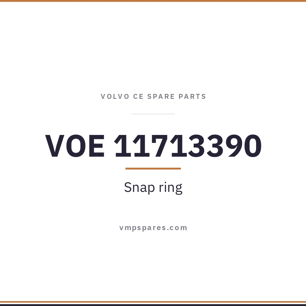 VOE 11713390 – Snap ring