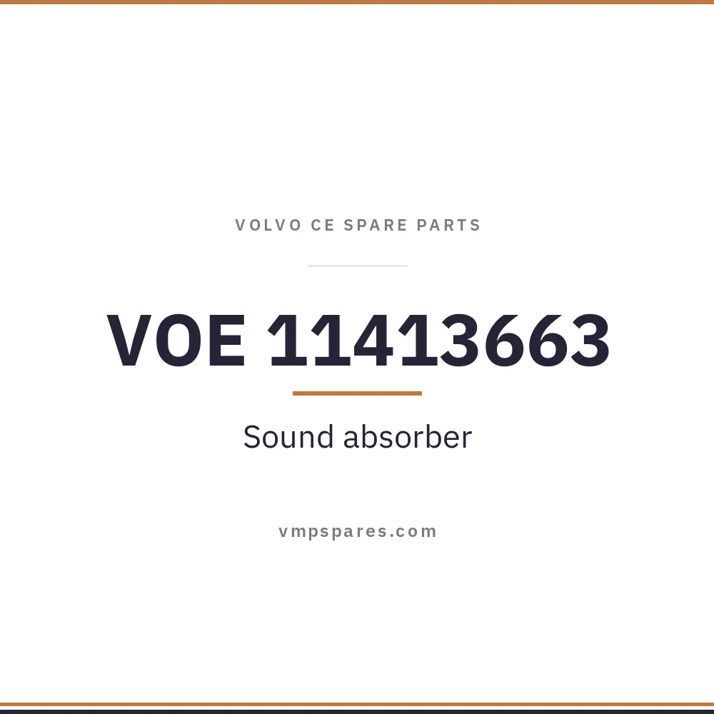 VOE 11413663 – Sound absorber