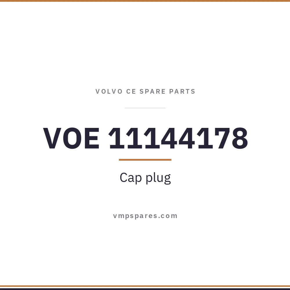 VOE 11144178 – Cap plug