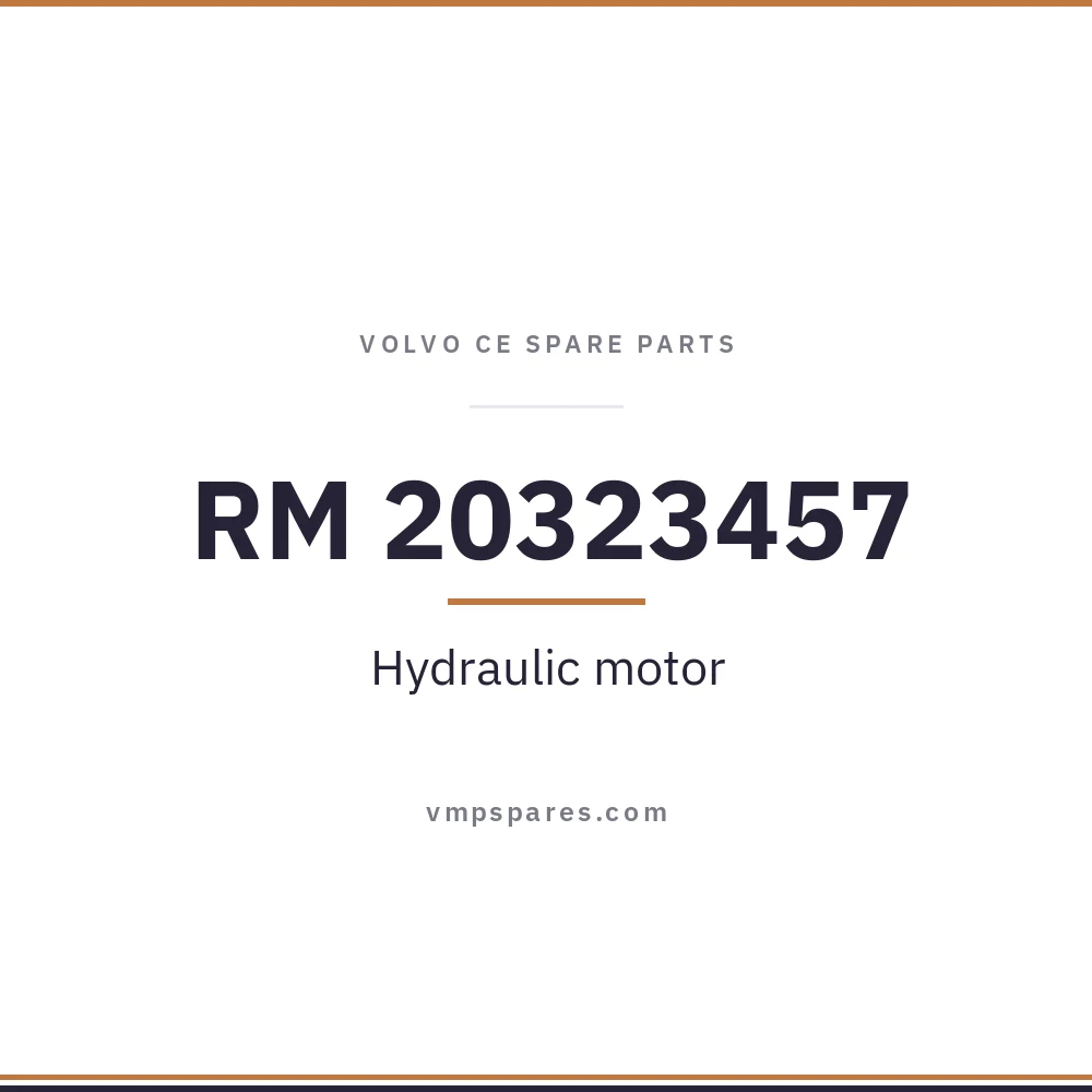 RM 20323457 – Hydraulic motor