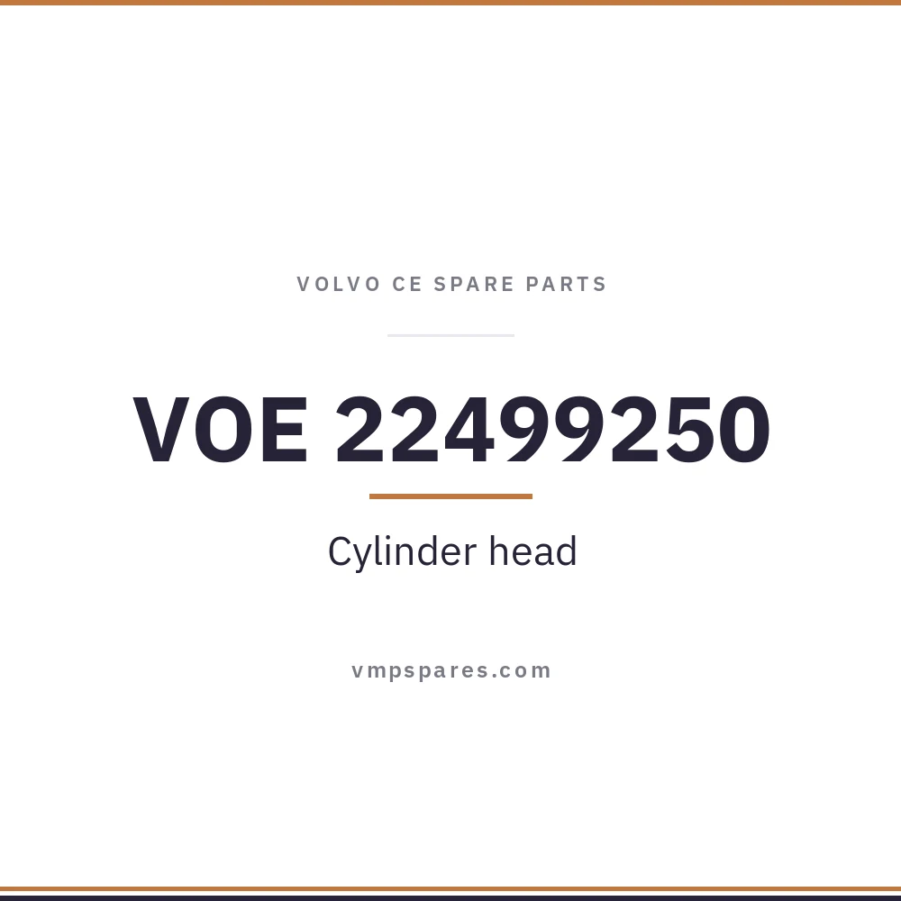 VOE 22499250 – Cylinder head
