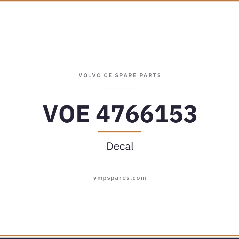 VOE 4766153 – Decal