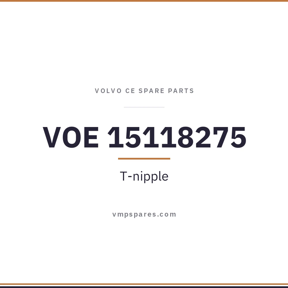 VOE 15118275 – T-nipple