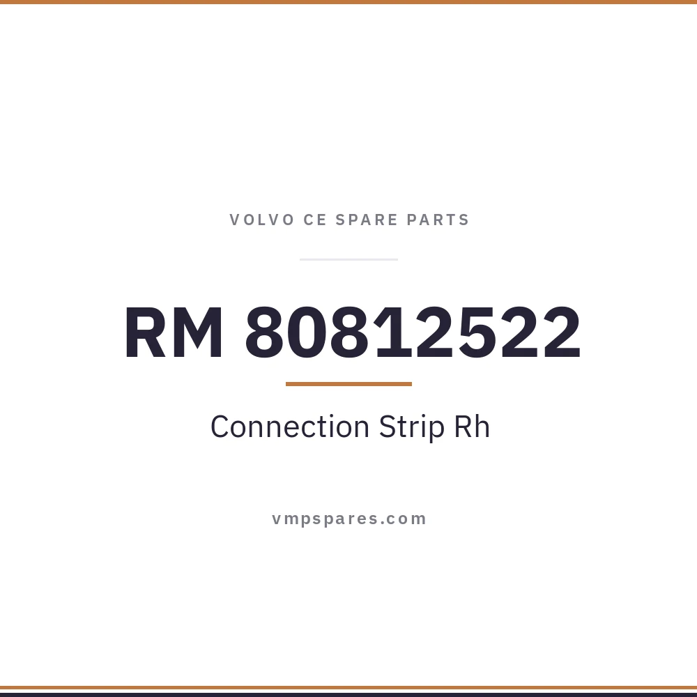 RM 80812522 – Connection Strip Rh