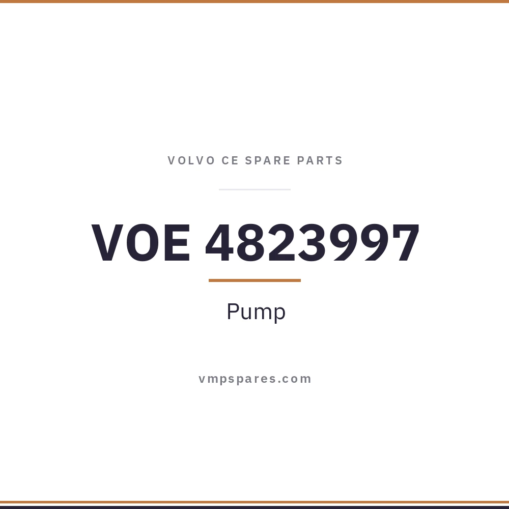 VOE 4823997 – Pump