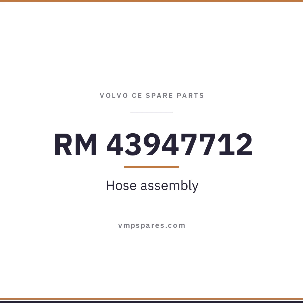RM 43947712 – Hose assembly