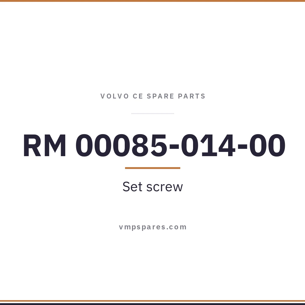 RM 00085-014-00 – Set screw